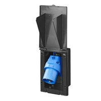 Presa a muro CEE ProPlus 373505BK, esterna, 160×100 mm, nera