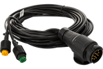 Luci posteriori a LED DOBPLAST DPT35 + cablaggio MANTES 7m 13 PIN
