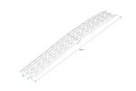 ProPlus 390096 Rampe pieghevoli in alluminio per rimorchi, 220 cm, portata 680 kg, set da 2