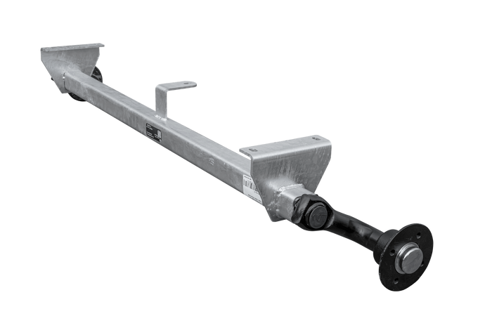 Asse KNOTT VG7-L non frenato per rimorchio 750kg 1125mm 1615mm 4x100