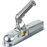 Gancio a sfera WINTERHOFF WW8-D40 per rimorchio da 800 kg con timone quadro da 40 mm