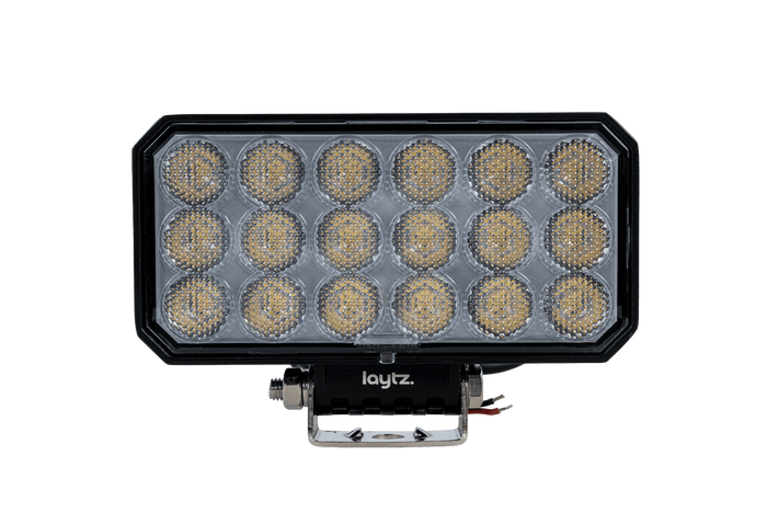 Faro da lavoro a LED con riflettore LAYTZ LY7305, 72 LED, 7000 lm, rettangolare