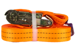 Cinghia di fissaggio UNITRAILER arancione da 10 m/35 mm/2 t con tenditore