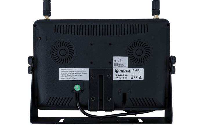 Sistema di retromarcia wireless SPAREX S.166339 monitor 9" + telecamera