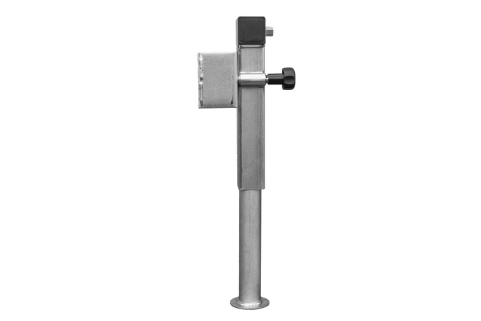 UNITRAILER D-110.000.049 supporto a manovella estensibile per rimorchio pianale da 1300 kg 410-645 mm