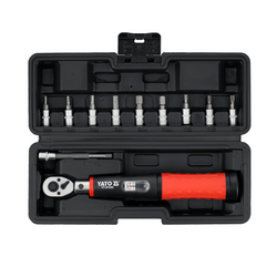 Set di chiavi dinamometriche YATO da 1/4" 5–25 Nm, 11 pezzi