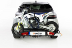 Towcar Balance - portamoto/bicicletta montato sul gancio di traino