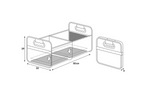 LAMPA Shop&amp;Store L organizer per auto, cestino pieghevole per bagagliaio 50x33cm
