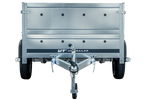 Rimorchio monoasse 230x125 UNITRAILER GARDEN 230 KIPP con sponde BIS