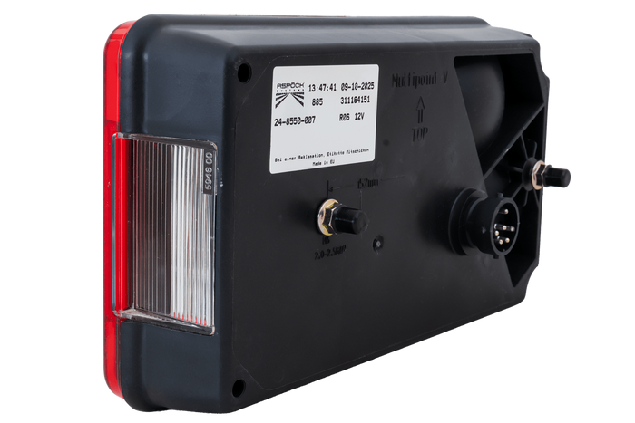 ASPÖCK Fanale posteriore Multipoint V, 7 funzioni, sinistro