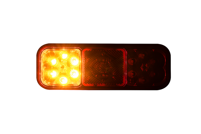 Fanale posteriore a LED HORPOL LZD 2832 con 3 funzioni, universale