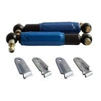 KIT SOSPENSIONE DELL'ASSE COMPLETO 2 AMMORTIZZATORI BLU AL-KO OCTAGON 1350-2700 KG + 4 SUPPORTI 
