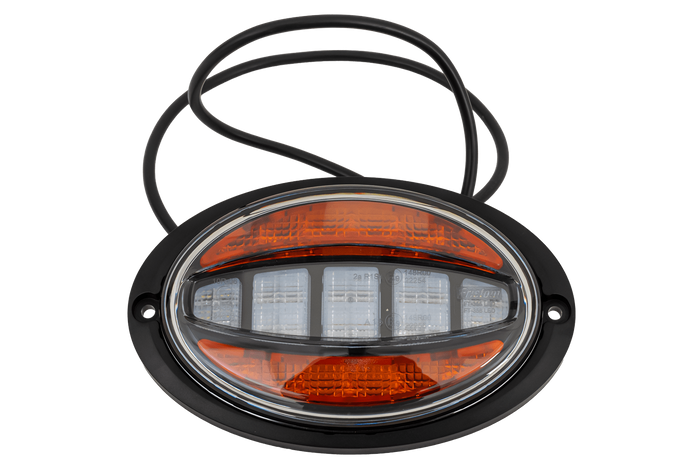 Faro anteriore universale a LED FRISTOM FT-356 con alloggiamento per montaggio a filo