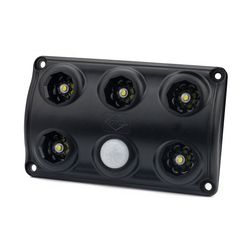 Lampada interna per auto a LED HORPOL LWD2156/CZ da 900 lm, nera, con sensore di movimento.