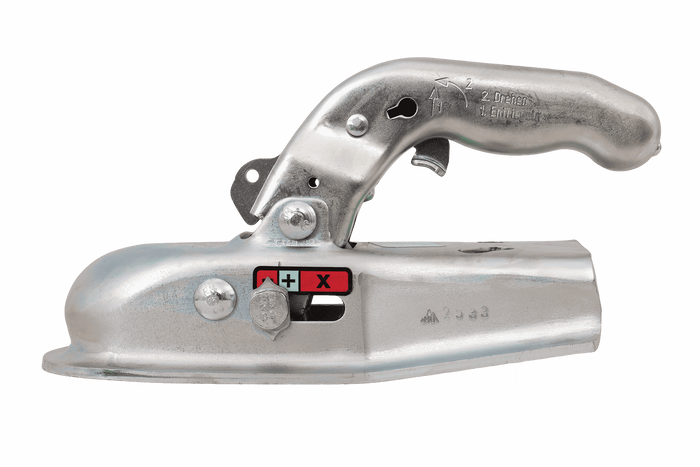 Gancio a sfera KNOTT 6E0071.001 per rimorchio da 750 kg con timone a V