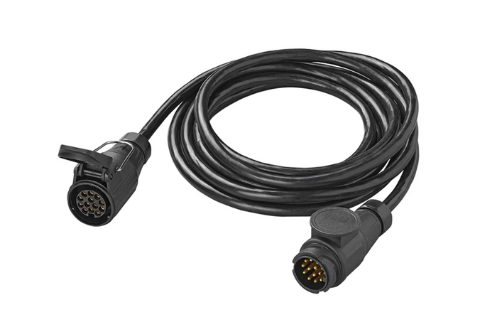 Cavo di prolunga per rimorchio ProPlus 343528, spina/presa a 13 pin, 5 m