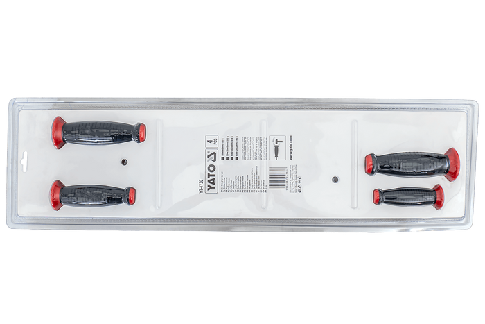 YATO YT-4730 piedi di porco con manico, set da 4.