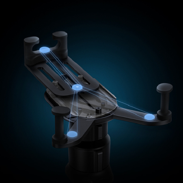 Supporto per telefono da auto BASEUS Stable Gravitional con ricarica wireless Qi da 15 W per la bocchetta dell'aria