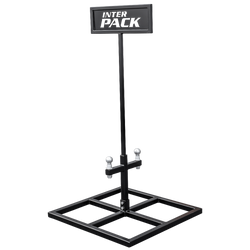 Portabici da gancio traino INTER PACK per 2 portabici 1368mm 800mm