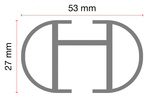 Portapacchi universale G3 Pacific 64.130-68.094 alluminio