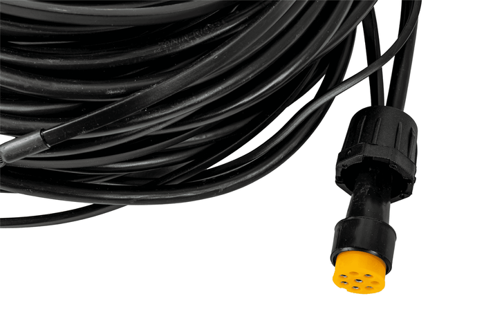 Impianto elettrico MANTES, cablaggio per carro attrezzi, 12 m, spina a 13 poli, 2 baionette a 8 poli