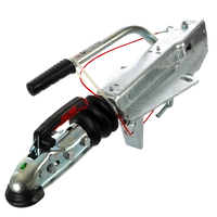 Dispositivo di inerzia AL-KO 161S con gancio AK161 per rimorchio da 1600 kg con timone a V