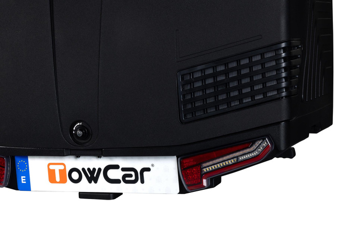 Towbox V3 black LED Edition - box portabagagli da montare sul gancio di traino