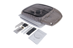 Ventilatore da tetto automatico PUNDMANN PLUS FAN per camper con illuminazione e tendina avvolgibile 400×400mm
