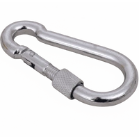Moschettone con sicurezza per corde DROMET KSZ.7.70 moschettone per pompiere 7x70mm