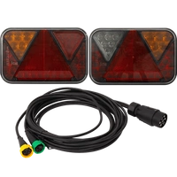 Luci posteriori a LED FRISTOM + cablaggio MANTES 5m 7 PIN
