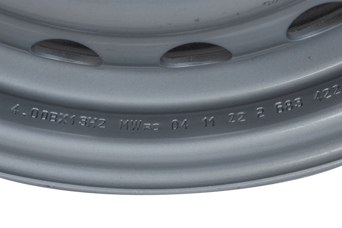 OUTLET Cerchio in acciaio per rimorchio UNITRAILER 4Jx13" 4x100 ET:30