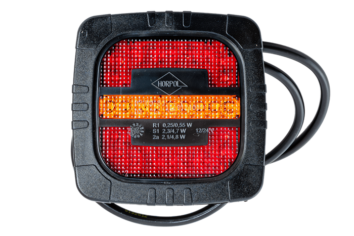 HORPOL ROCA LZD2800 Fanale posteriore a LED 3 funzioni universale