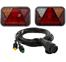 Luci posteriori a LED FRISTOM FT-270 + cablaggio MANTES 7m 13 PIN