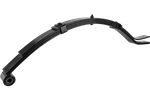 Molla a 4 foglie per rimorchi da 76,5 cm e 375 kg.