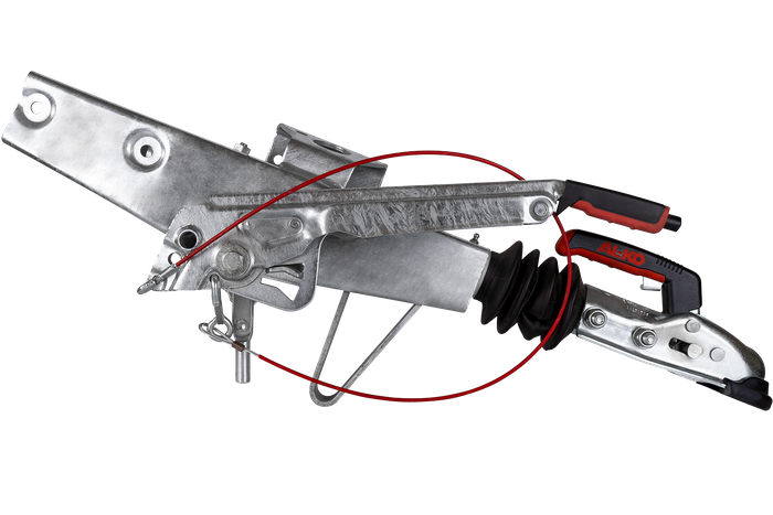 Dispositivo di inerzia AL-KO 60S/2 con gancio AK161 per rimorchio da 750 kg con timone quadro