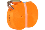 Set di quattro cinghie di trasporto UNITRAILER arancioni da 10 m/25 mm/1 t con tenditore