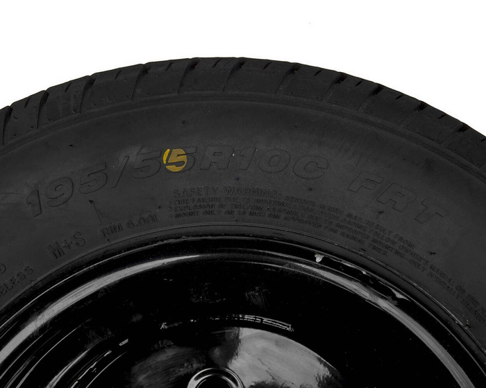 Ruota rinforzata per rimorchio LINGLONG TIRE 195/55 R10C 98/96N UNITRAILER RIM nero 6Jx10"H2 5x112 ET:-4