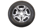 OUTLET Ruota rinforzata per rimorchio PNEUMATICO LINGLONG 195/55 R10C 98/96N CERCHIO IN ALLUMINIO UNITRAILER 6Jx10" 5x112 ET:-4