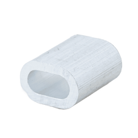 Connettore in alluminio per corde DROMET ZLA.4, manicotto per corde da 4 mm