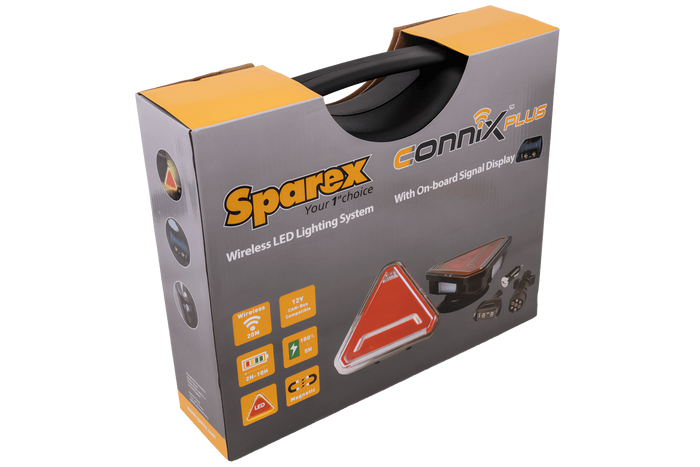 Fanali posteriori a LED SPAREX CONNIX PLUS S.162710 6 funzioni sinistra+destra, wireless, magnetici