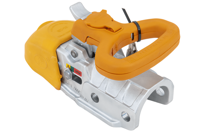 Gancio a sfera STEELPRESS BC-3500E-00-02+SD per rimorchio da 3500 kg con barra di traino in ghisa da 60,5 mm