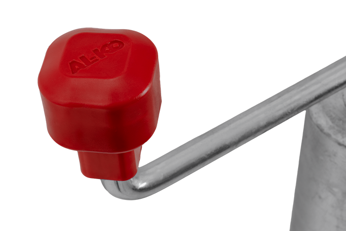 AL-KO 1223638 ruotino di appoggio automatico con maniglia 500kg 60mm 1010-1350mm