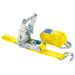 Cinghia di trasporto gialla UNITRAILER 4m/25mm/1t con tendicinghia