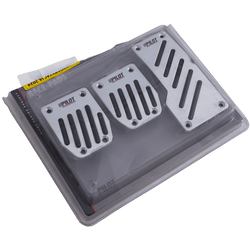 OUTLET Copripedali in alluminio con gomma antiscivolo RACE2 PILOT