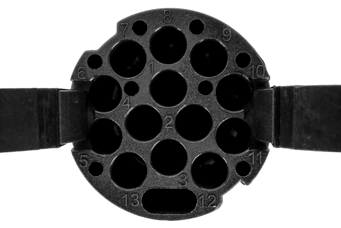 Connettore UNITRAILER TL0178 a 13/8 pin per presa gancio di traino