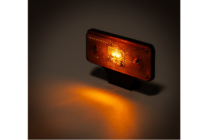 Faro di posizione a LED KAMAR L1035-B, arancione, universale, con supporto