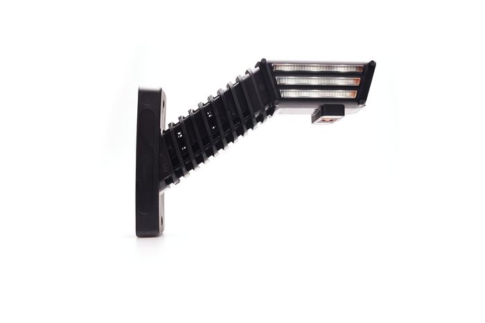 Faro di segnalazione a LED SPOT WAŚ 2554L W297.4.1, a sinistra, su braccio.