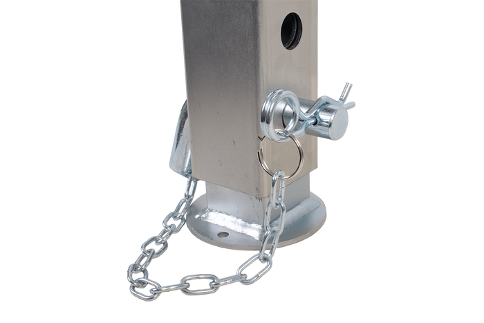 Supporto a manovella estensibile UNITRAILER JL1 per rimorchio pianale da 1500 kg, 346-576 mm