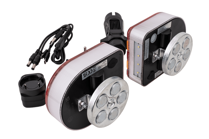 SPAREX CONNIX S.130977 Fanali posteriori a LED 4 funzioni sinistra+destra, wireless, magnetici