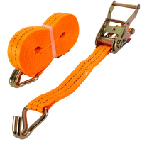 Cinghia di fissaggio UNITRAILER arancione da 10 m/35 mm/2 t con tenditore